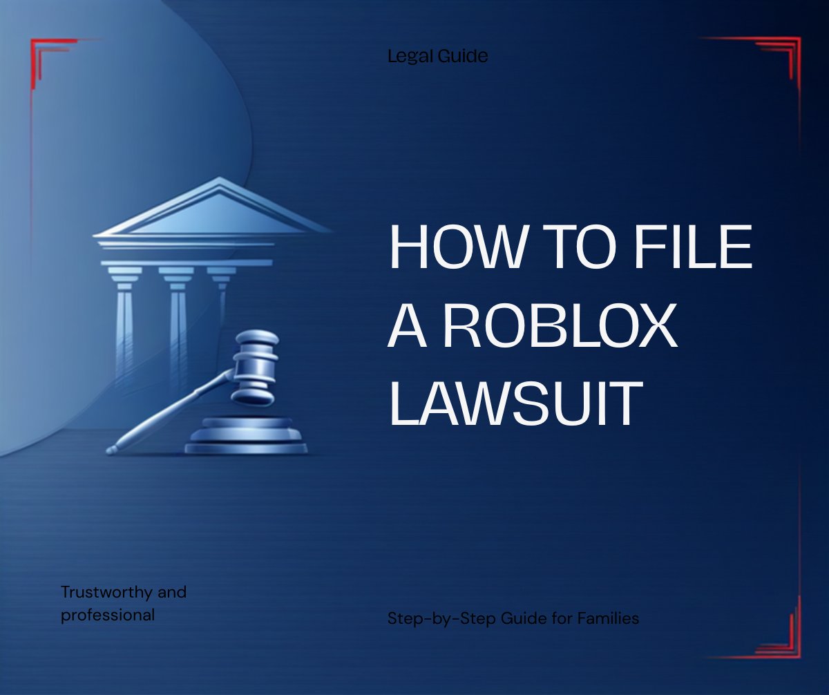 How to file a Roblox lawsuit step by step guide for families